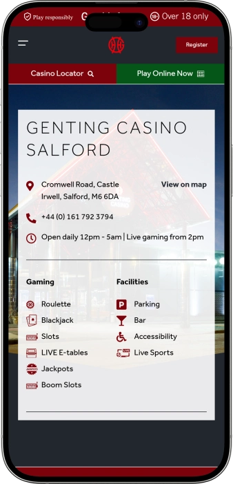 Genting Casino Salford App